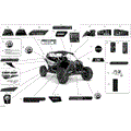 BODY - DECALS - X RS - 2021 CAN AM MAVERICK TURBO RR X DS / X RS