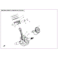 CRANKSHAFT & CONNECTING ROD & PISTON ASSY. - 2019 CFMOTO CFORCE 600