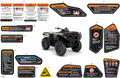 BODY - WARNING DECALS - 2023 CAN AM OUTLANDER DPS 700