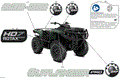 BODY - FEATURE DECALS - 2025 CAN AM OUTLANDER PRO HD7 4X4 - COMPASS GREEN - (2)