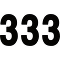 Pro Number 3 Black 7" by Factory Effex