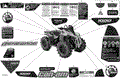 BODY - DECALS - 2022 CAN AM RENEGADE 1000R EFI X MR