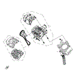 CYLINDER/CYLINDER ASSY. - 2015 CFMOTO CFORCE 500 SWB