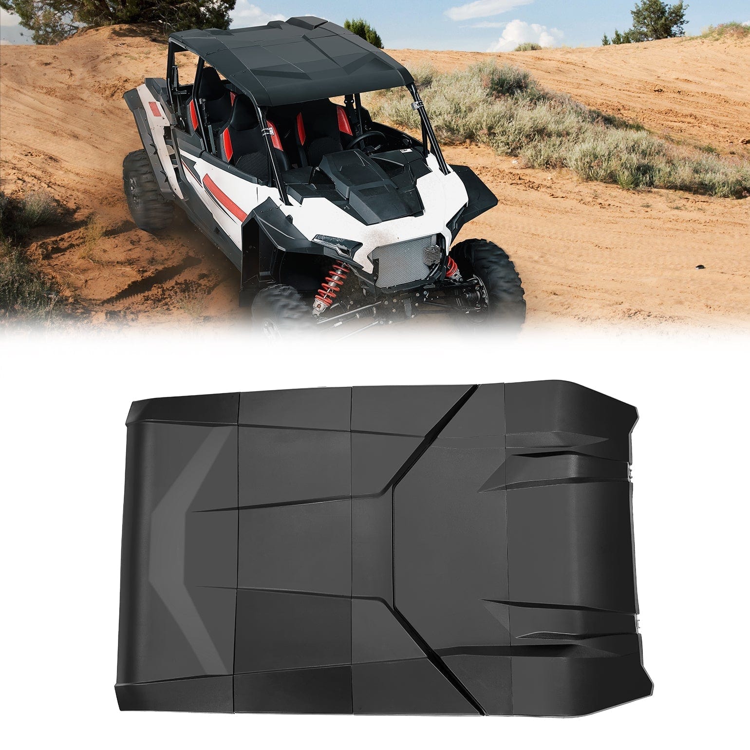 Polaris RZR XP4 1000 4 Doors 5-in-1 Hard Plastic Roof by Kemimoto