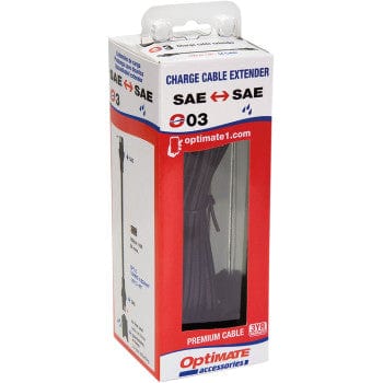 Charge Cable Extender 6' by Tecmate O-03 Battery Charger Accessory