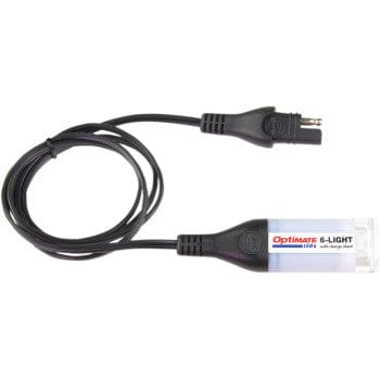 Charge System Tester with Emergency Flashlight 40" by Tecmate O-120 Battery Charger Accessory