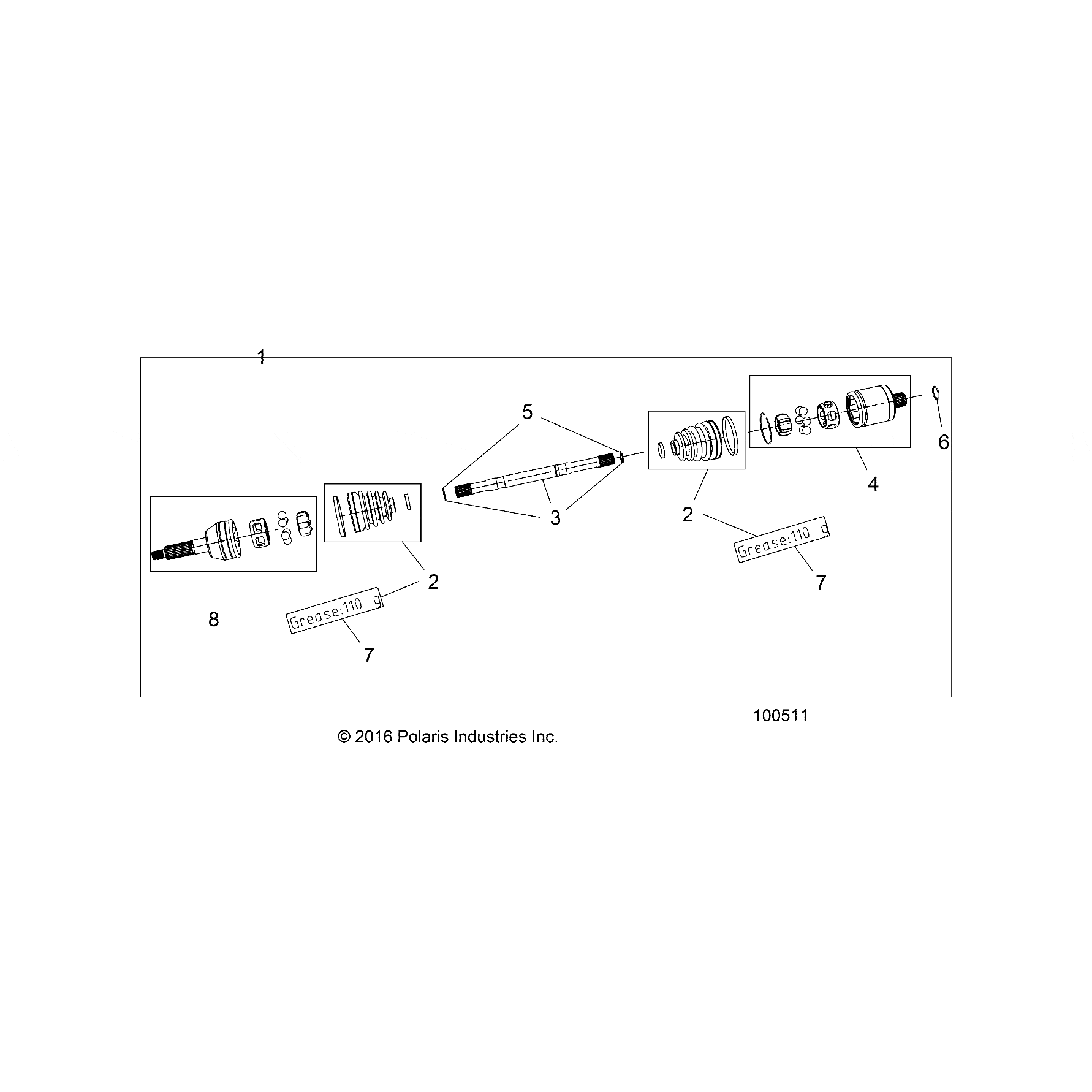 Circlip (Pr-2085) by Polaris 2206426 OEM Hardware P2206426 Off Road Express