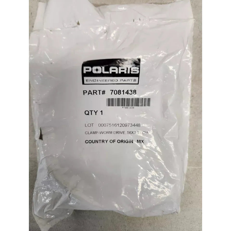 Clamp, Worm Drive by Polaris 7081438 OEM Clamp
