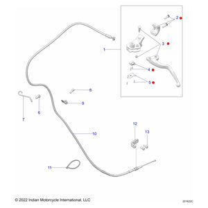 Clutch,Lever,Bracket,Ind,Chr [Incl. 2-5] by Polaris 1327351-156 Lever Repair