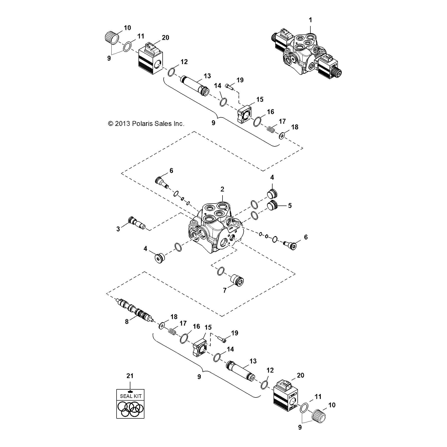 Coil-Solenoid by Polaris 3120695 OEM Hardware P3120695 Off Road Express