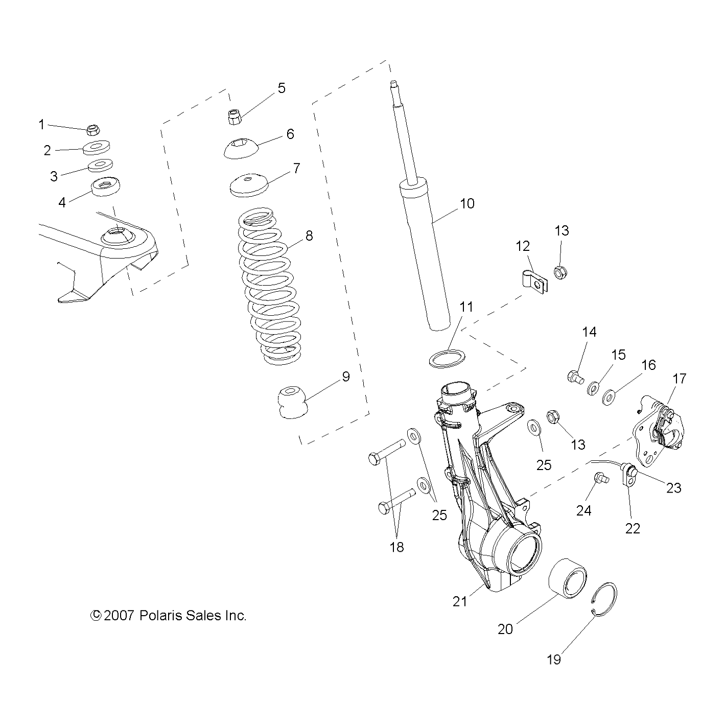 Compression Spring, 6 X 6, Gs B by Polaris 7043440-067 OEM Hardware P7043440-067 Off Road Express
