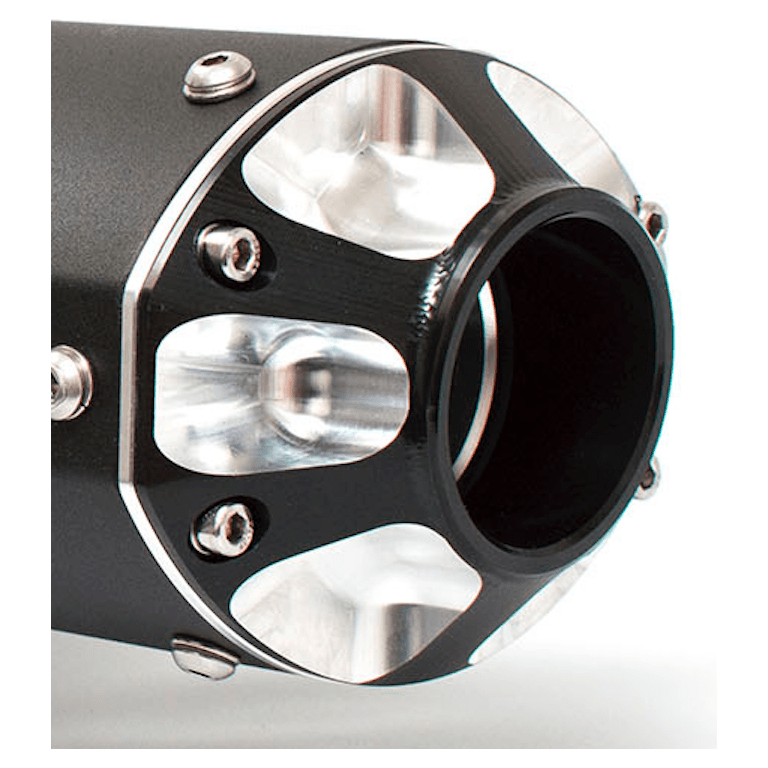 Contrast Cut Muffler Tip By Trinity Racing TR-AP108B-HT None TR-AP108B-HT Trinity Racing