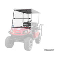 Corsa Blue E-Z-GO Express S Scratch-Resistant Flip Down Windshield by SuperATV