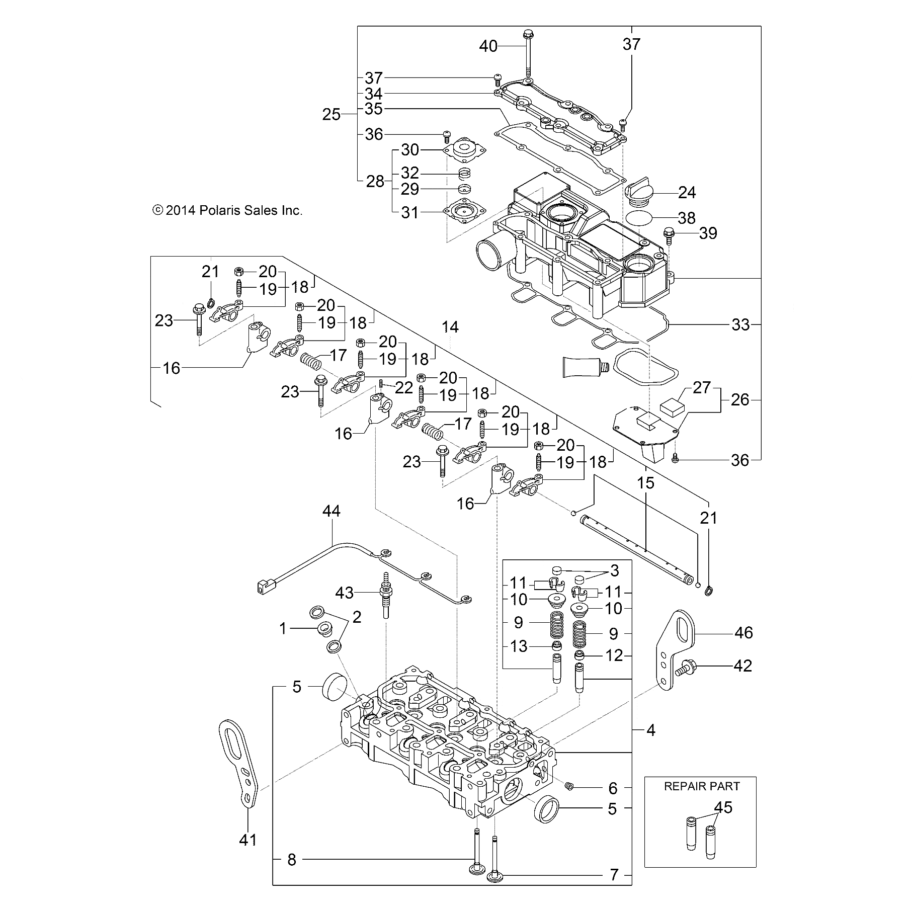 Cotter by Polaris 3070048 OEM Hardware P3070048 Off Road Express