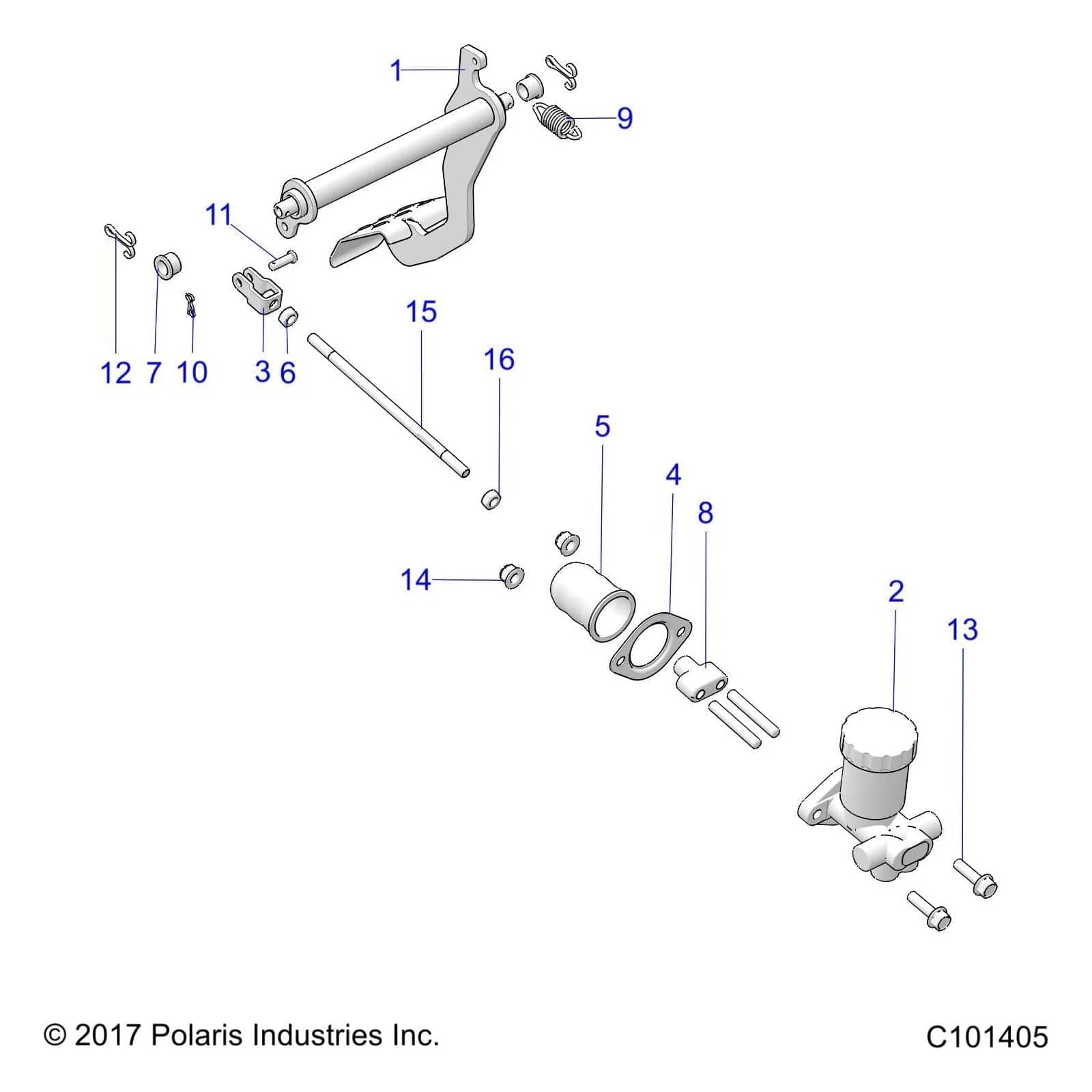 Cotter Pin by Polaris 7661402 OEM Hardware P7661402 Off Road Express