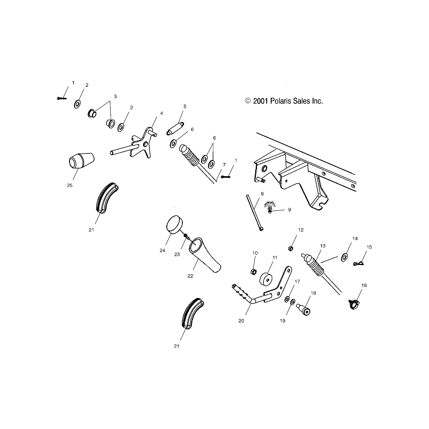 Cotter Pin by Polaris 7661407 OEM Hardware P7661407 Off Road Express