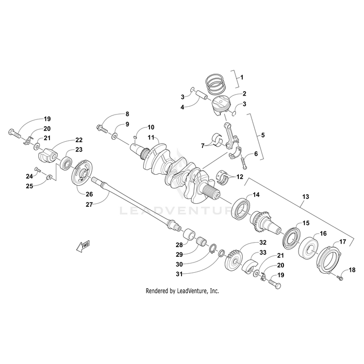 Counterweight By Arctic Cat 3020-433 OEM Hardware 3020-433 Off Road Express