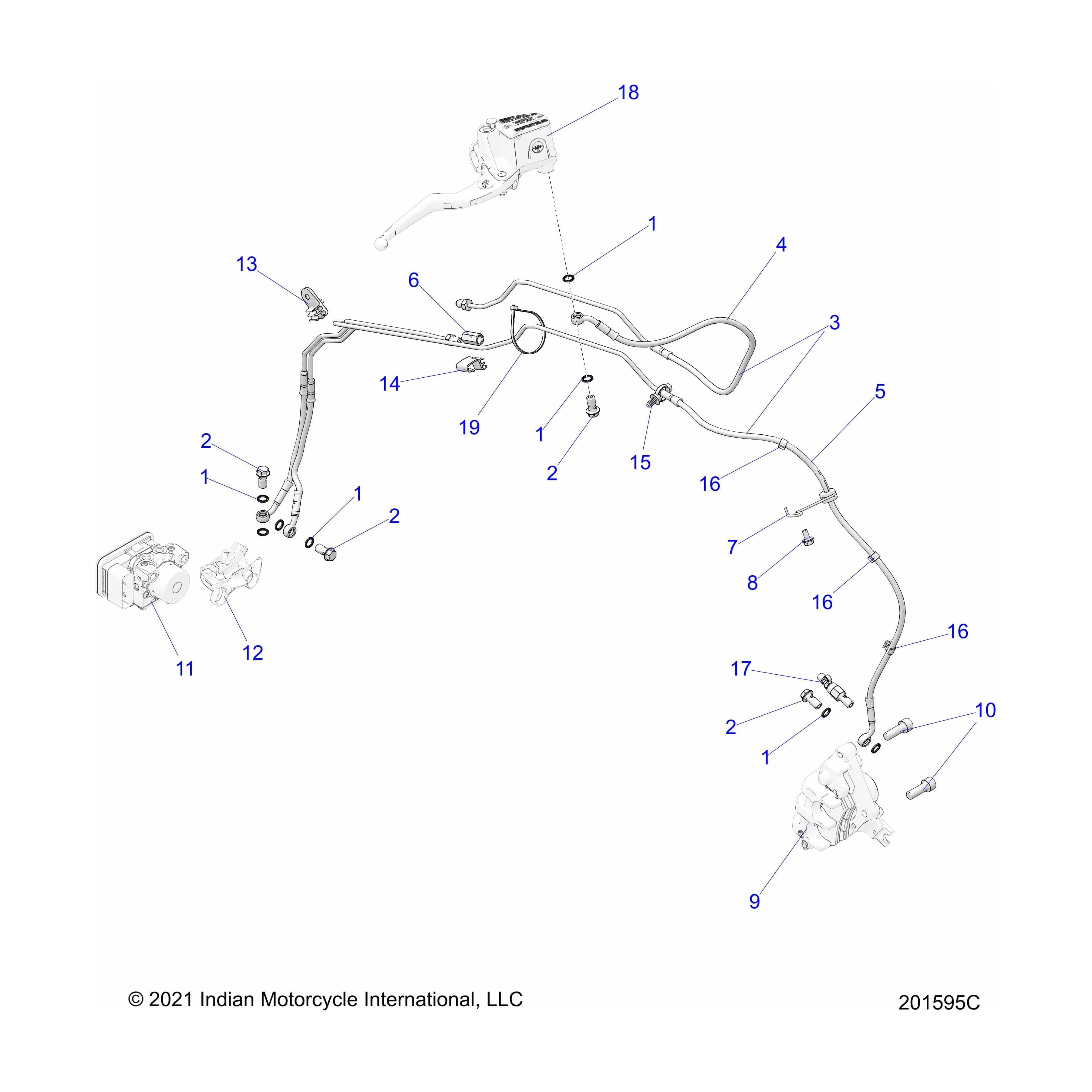 Coupler-Brake,Fem-Fem by Polaris 1913343 OEM Hardware