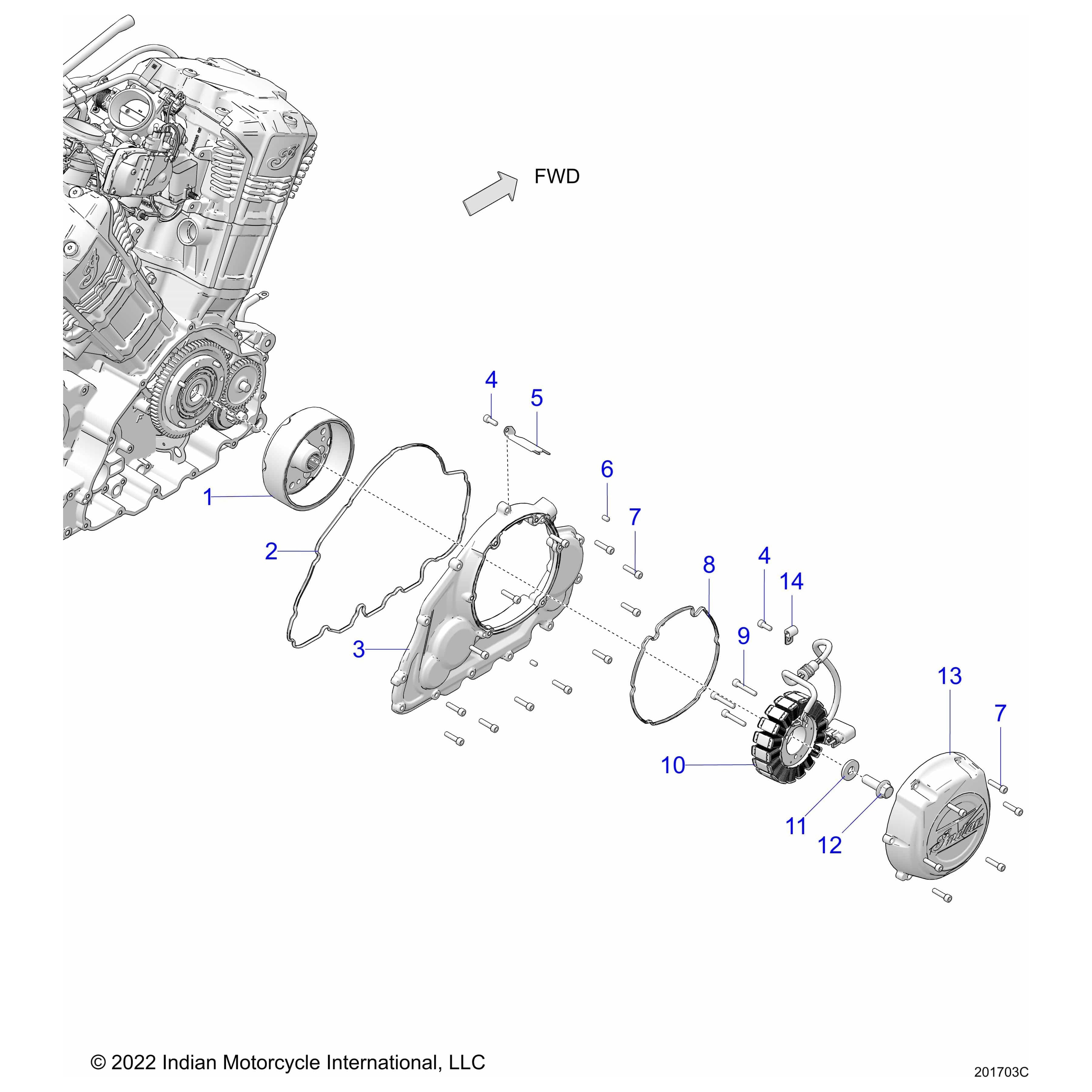 Cover-Acg,Outer,Blackchr by Polaris 5141994-736 Cam Cover