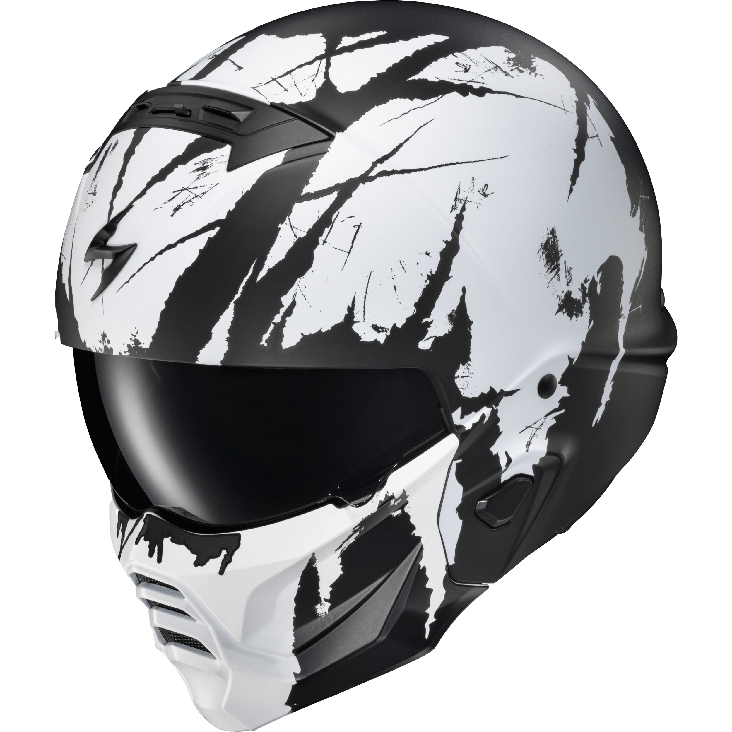 scorpion covert-x solid cement grey jet helmet Scorpion EXO CV2-0108 Covert 2 Open-Face Helmet Matte Black 3x