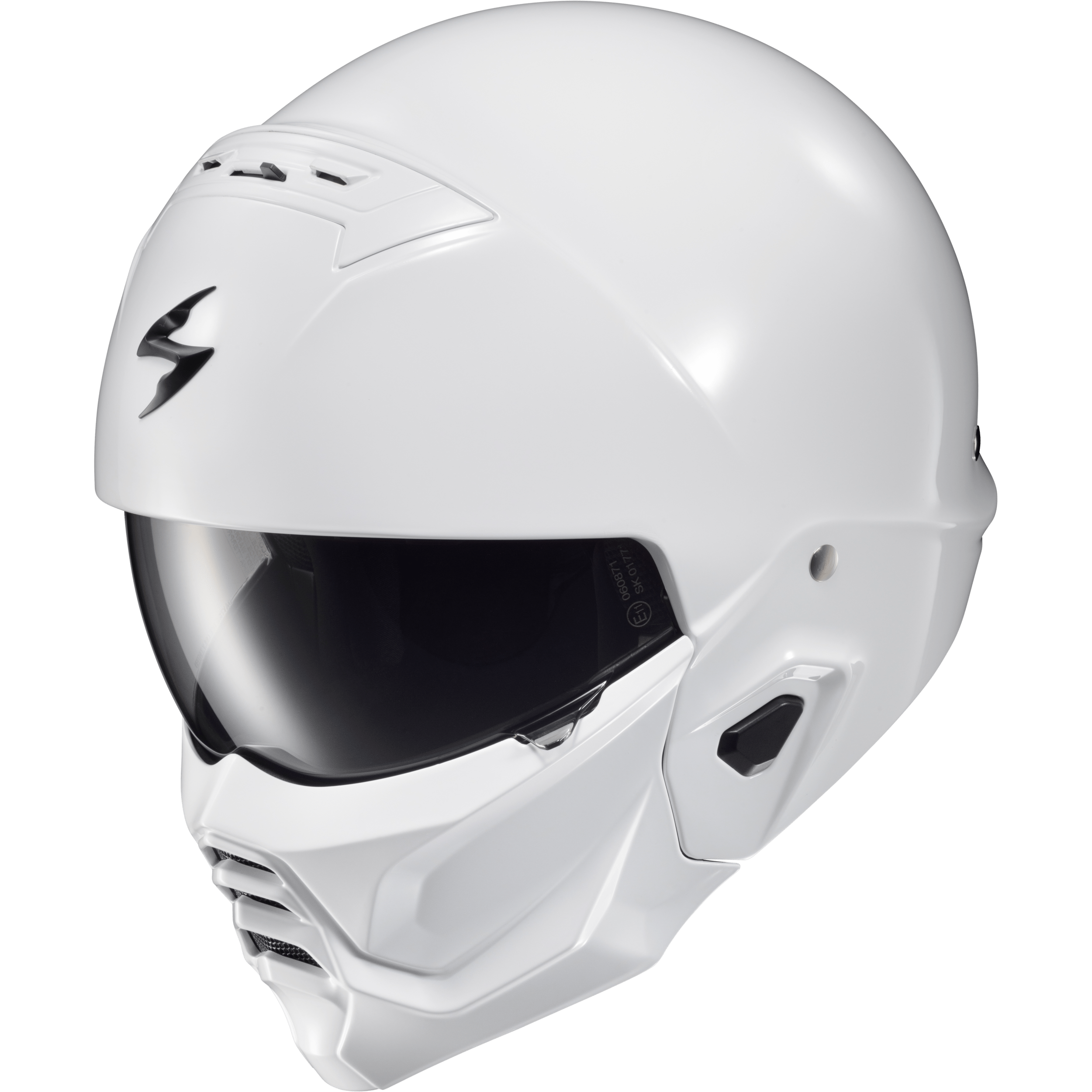 keep scorpion helmet faceshield open Scorpion EXO CV2-0104 Covert 2 Open-Face Helmet Matte Black Md
