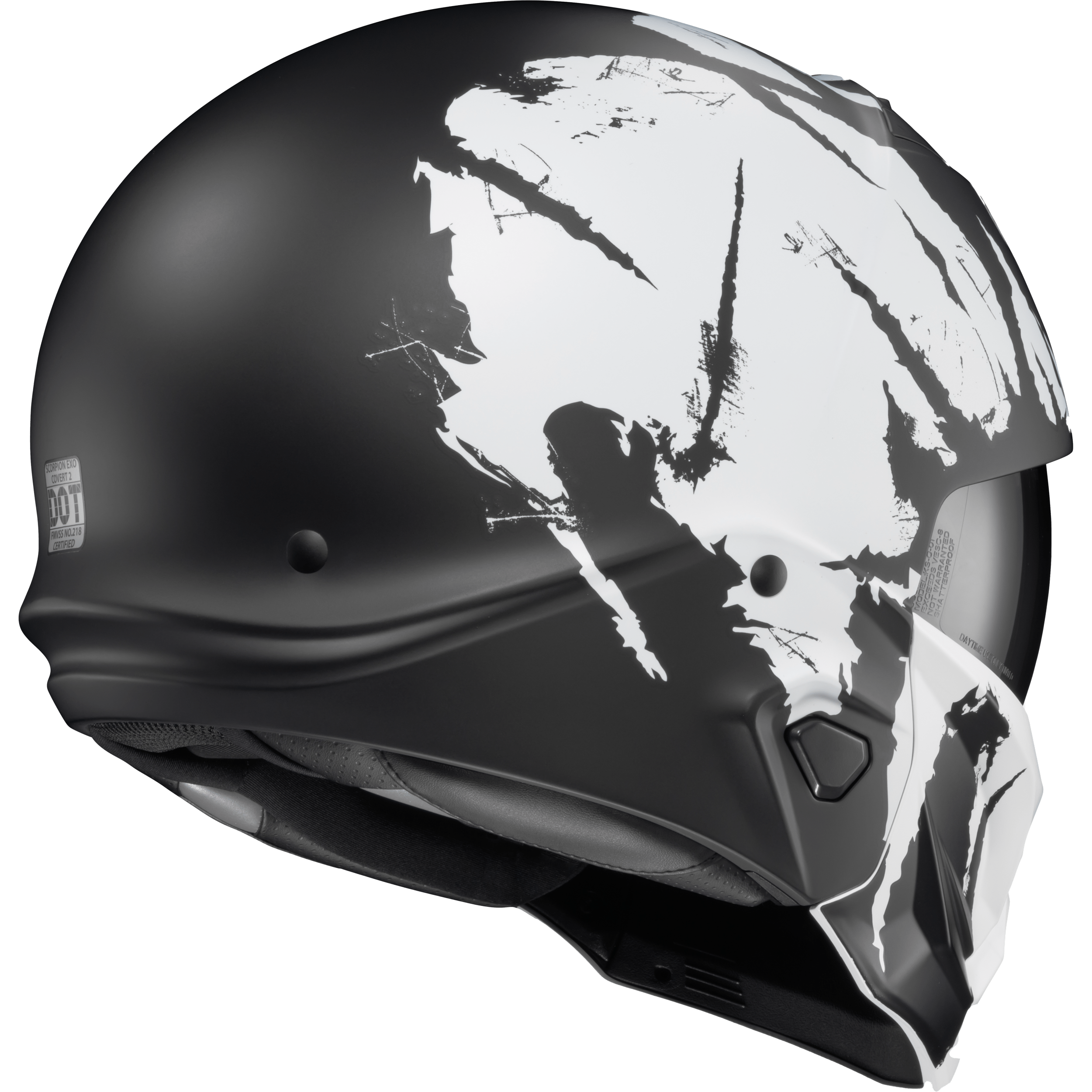scorpion covert used helmet Scorpion EXO CV2-0104 Covert 2 Open-Face Helmet Matte Black Md