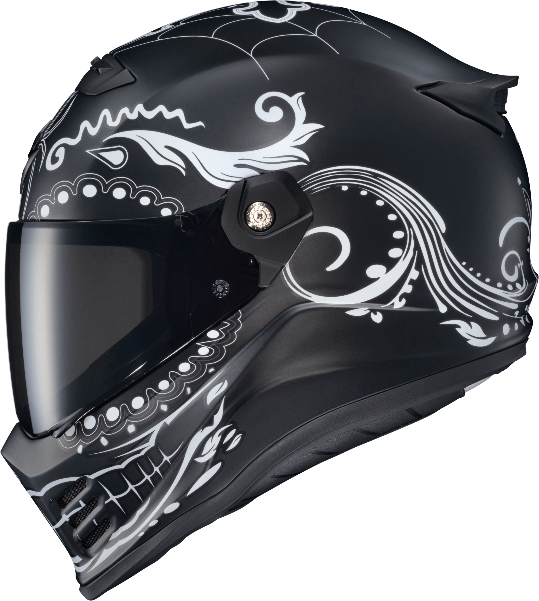 Western Powersports Full Face Helmet Matte White/Black / 2X-Large Covert FX Graphic Full Face Helmet by Scorpion Exo CFX-1207