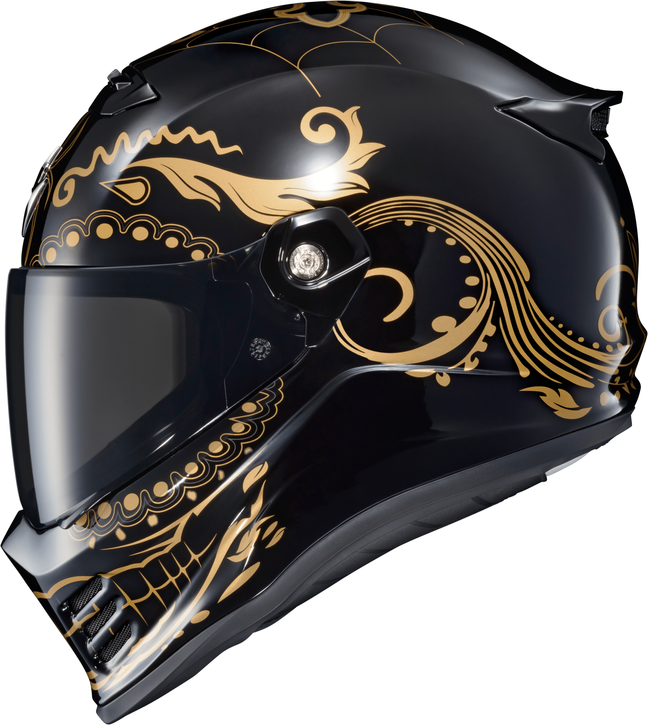 Western Powersports Full Face Helmet Black/Gold / 2X-Large Covert FX Graphic Full Face Helmet by Scorpion Exo CFX-1217
