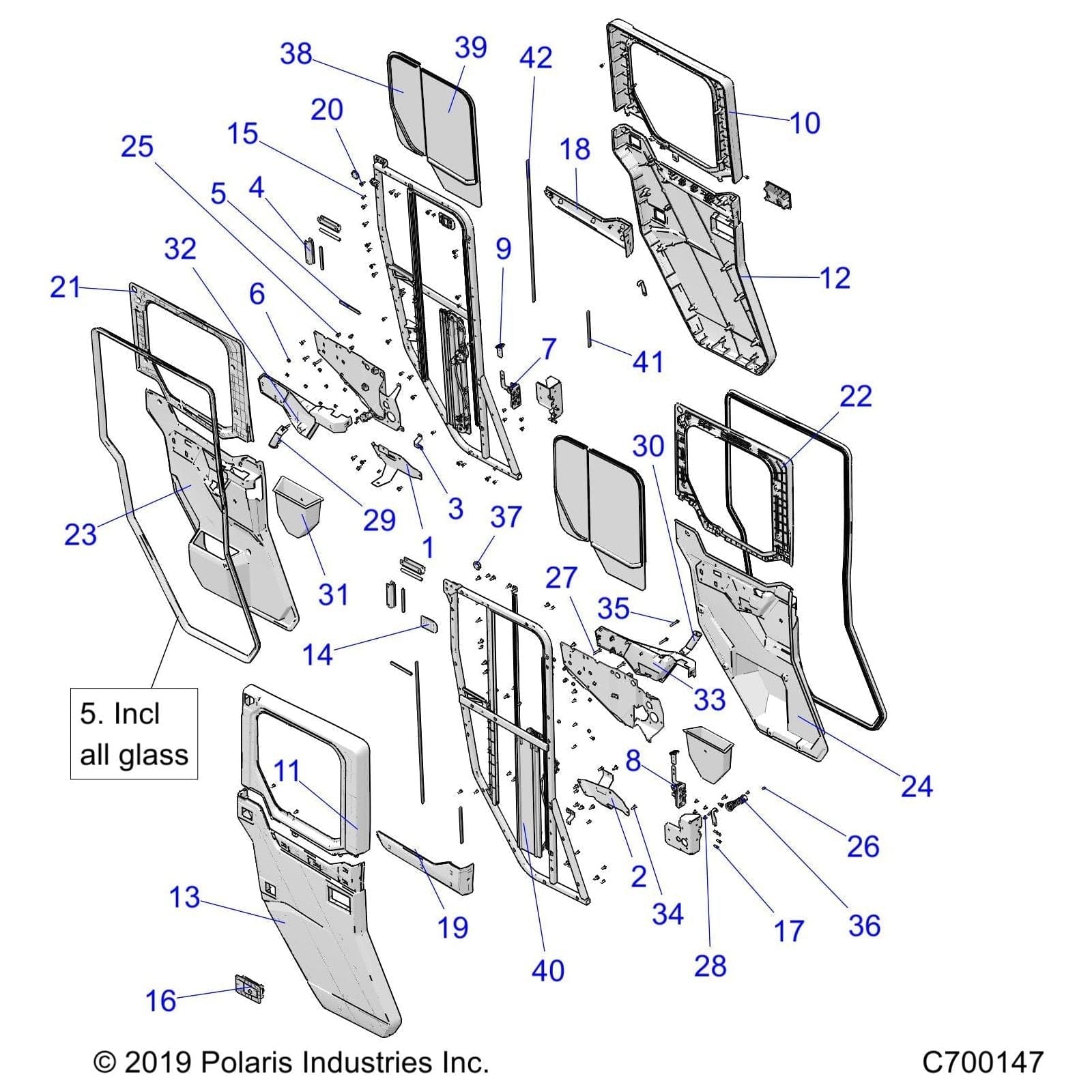 Crank Handle Service Hardware K by Polaris 2207712 OEM Hardware P2207712 Off Road Express