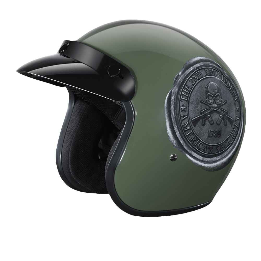 Daytona Cruiser 2nd Amendment Seal Helmet (Size: XS) Daytona Cruiser 2nd Amendment Seal Helmet (Size: XS)