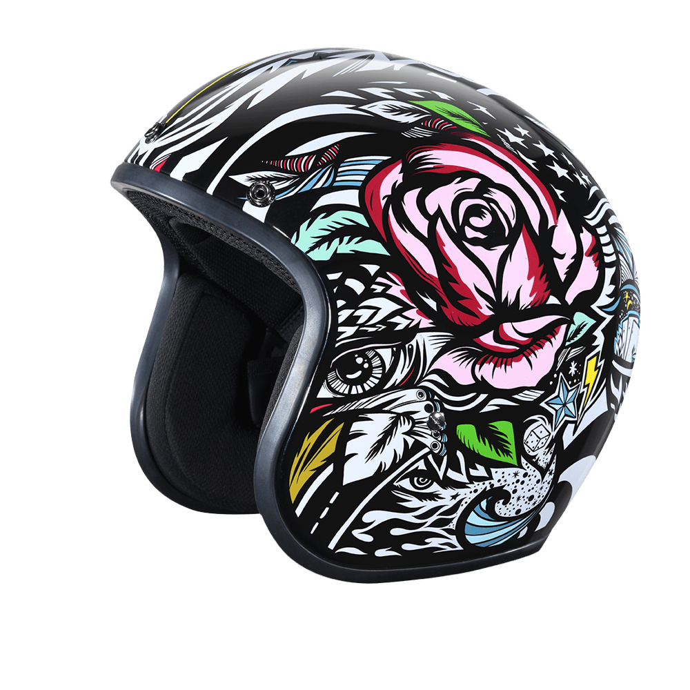 Daytona Cruiser Tribal Motorcycle Helmet, 2XL Daytona Cruiser Tribal Motorcycle Helmet, 2XL