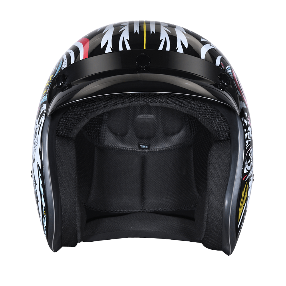 Daytona Helmets Open Face 3/4 Helmet S / Tribal D.O.T. Daytona Cruiser Helmet by Daytona Helmets DC6-T-S