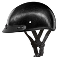 D.O.T. Daytona Skull Cap Helmet- Grey Carbon Fiber by Daytona Helmets