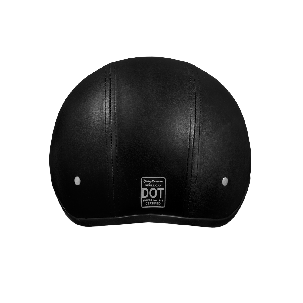 Daytona Helmets Half Helmet M D.O.T. Daytona Skull Cap Helmet W/O Visor- Leather Covered by Daytona Helmets D3-ANS-M