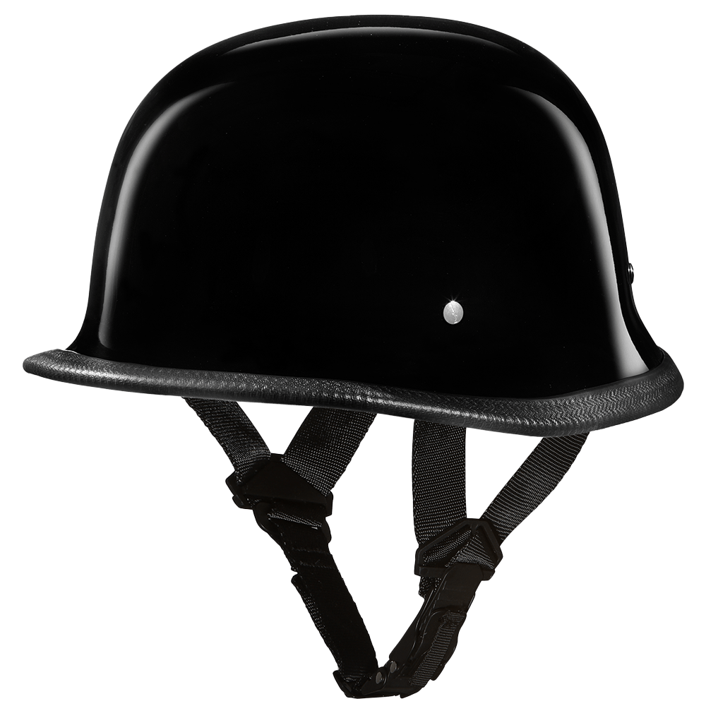 Daytona Helmets Half Helmet XS / Hi-Gloss Black D.O.T. German Helmet by Daytona Helmets G1-A-XS