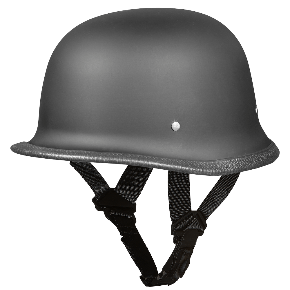 D.O.T. German Helmet by Daytona Helmets G1-B-XS Half Helmet