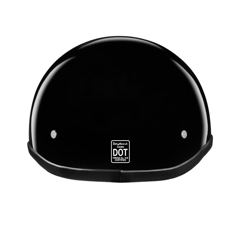 Daytona Helmets Half Helmet S / Gloss Black D.O.T. Hawk Helmet by Daytona Helmets H1-A-S