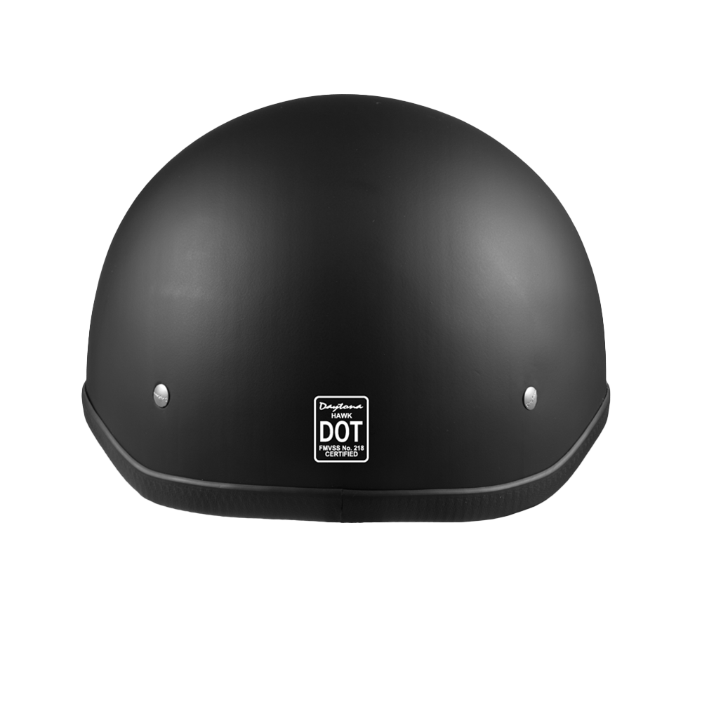 Daytona Helmets Half Helmet S / Dull Black D.O.T. Hawk Helmet by Daytona Helmets H1-B-S