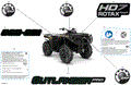 BODY - FEATURE DECALS - 2023 CAN AM OUTLANDER PRO HD7 HUNTING EDITION