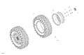 DRIVE - REAR WHEELS - 2025 CAN AM DEFENDER MAX HD10 TEX - STEALTH BLACK - 65" WIDTH CALI