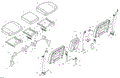 BODY - SEAT - FRONT SECTION - 2025 CAN AM DEFENDER MAX HD9 DPS - STEALTH BLACK - 62" WIDTH