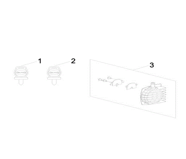 An Image of a Genuine Can-Am Parts Schematic Diagram showing the schematic - MISCELLANEOUS - OPTION PARTS