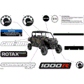 BODY - DECALS - 2024 CAN AM COMMANDER MAX 1000R EFI XT - WILDLAND CAMO - 64" WIDTH CALI