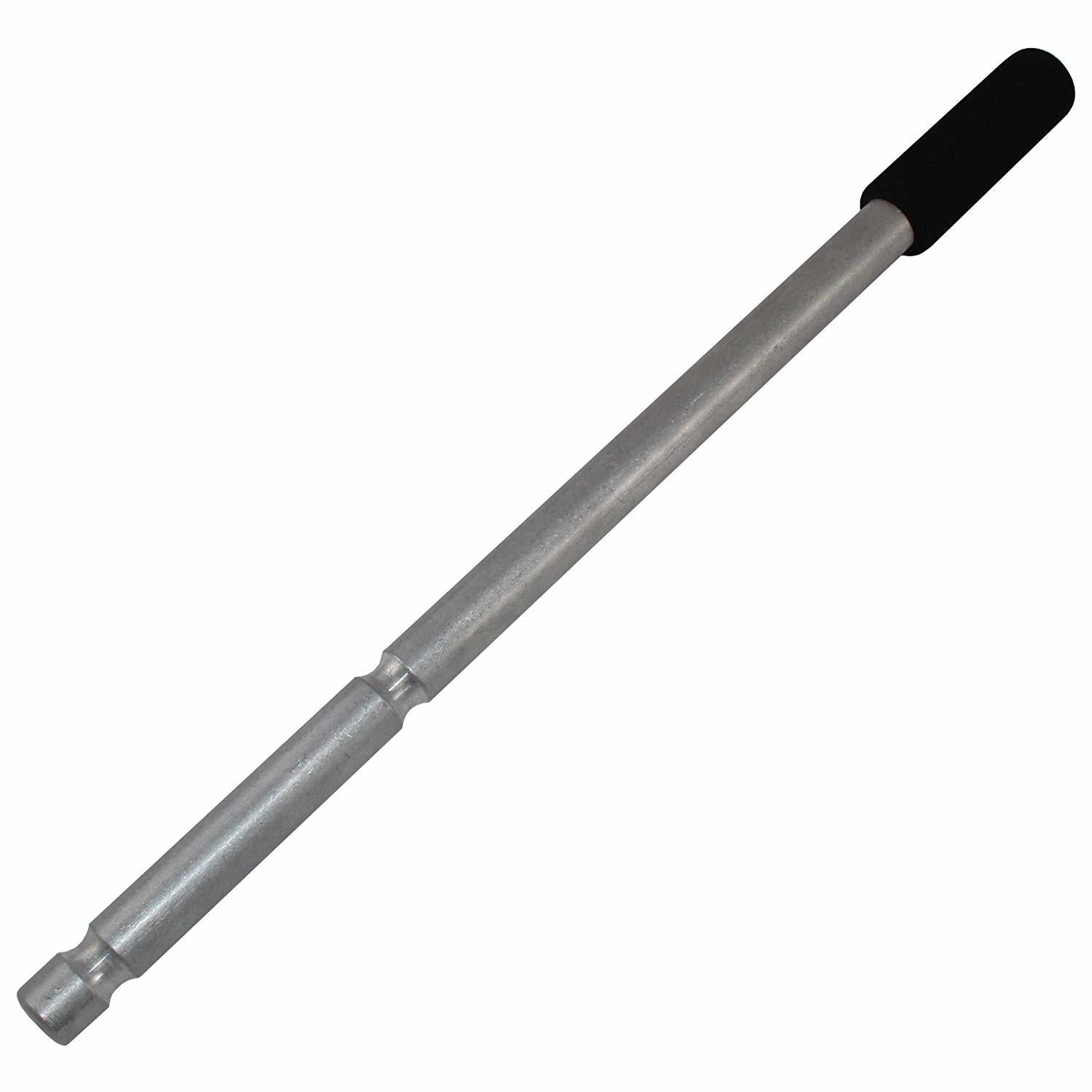 The Clutch Holding Tool by SLP is a metal breaker bar with a long silver handle and black grip, perfect for clutch service or loosening tight bolts on Polaris Turbo or RS1 primary clutches.