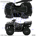 BODY: DECALS - 2021 POLARIS SPORTSMAN 570 HUNTER EDITION