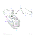 FUEL SYSTEM: FUEL TANK ASM. - 2022 POLARIS SPORTSMAN 450 HO UTILITY