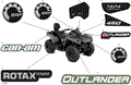 BODY - DECALS - 2023 CAN AM OUTLANDER MAX 450 EFI DPS