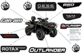 BODY - FEATURE DECALS - 2024 CAN AM OUTLANDER MAX 850 EFI 4X4 XT - WILDLAND CAMO - (2)