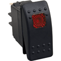 Lighted Rocker Switch Red by Open Trail