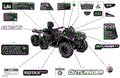BODY - DECALS - 2022 CAN AM OUTLANDER MAX 6X6 450 EFI DPS